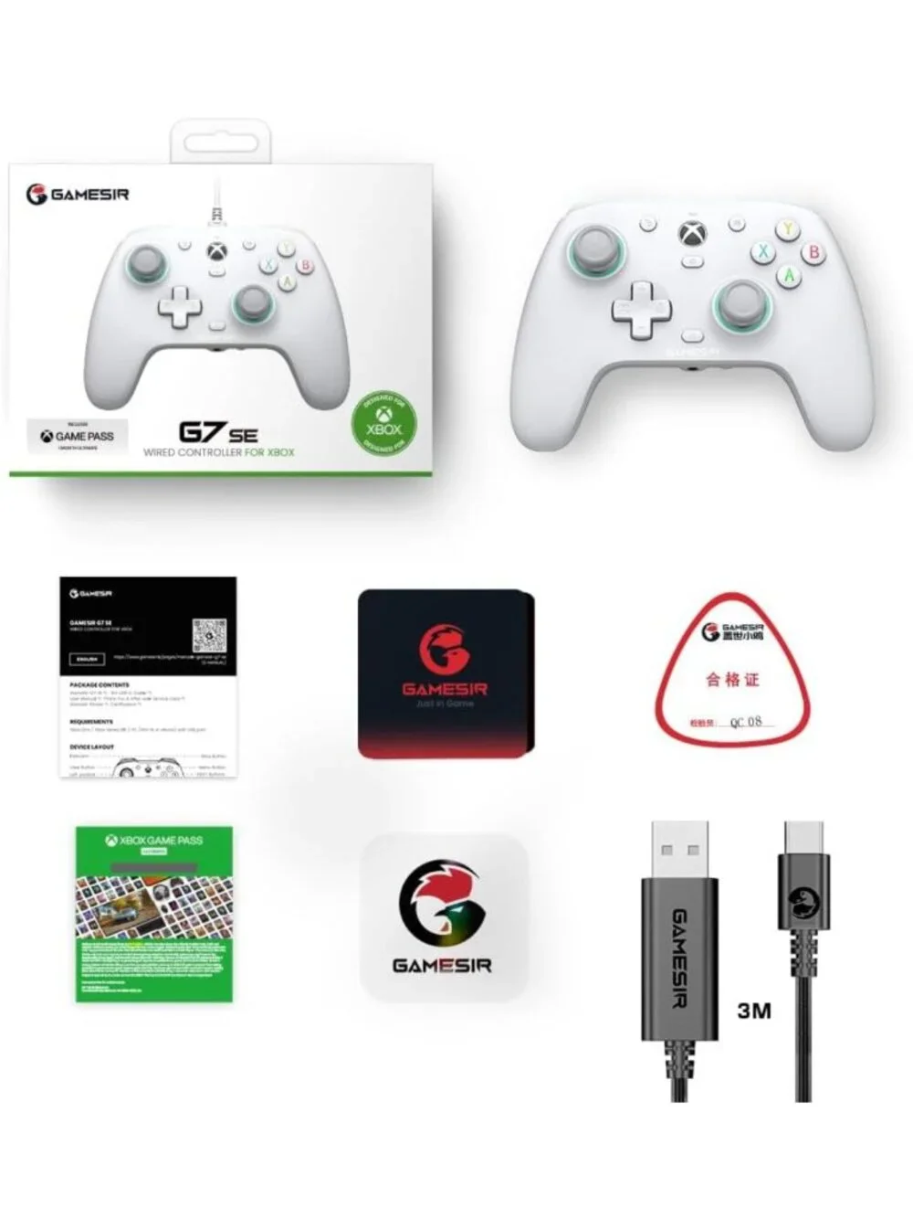 Wired Gaming Controller for Xbox Series X|S, One & Windows 10/11 - Plug & Play